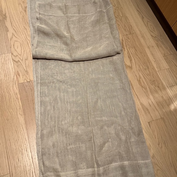 RH restoration Hardware curtain, open weave sheer linen panel - Picture 3 of 5